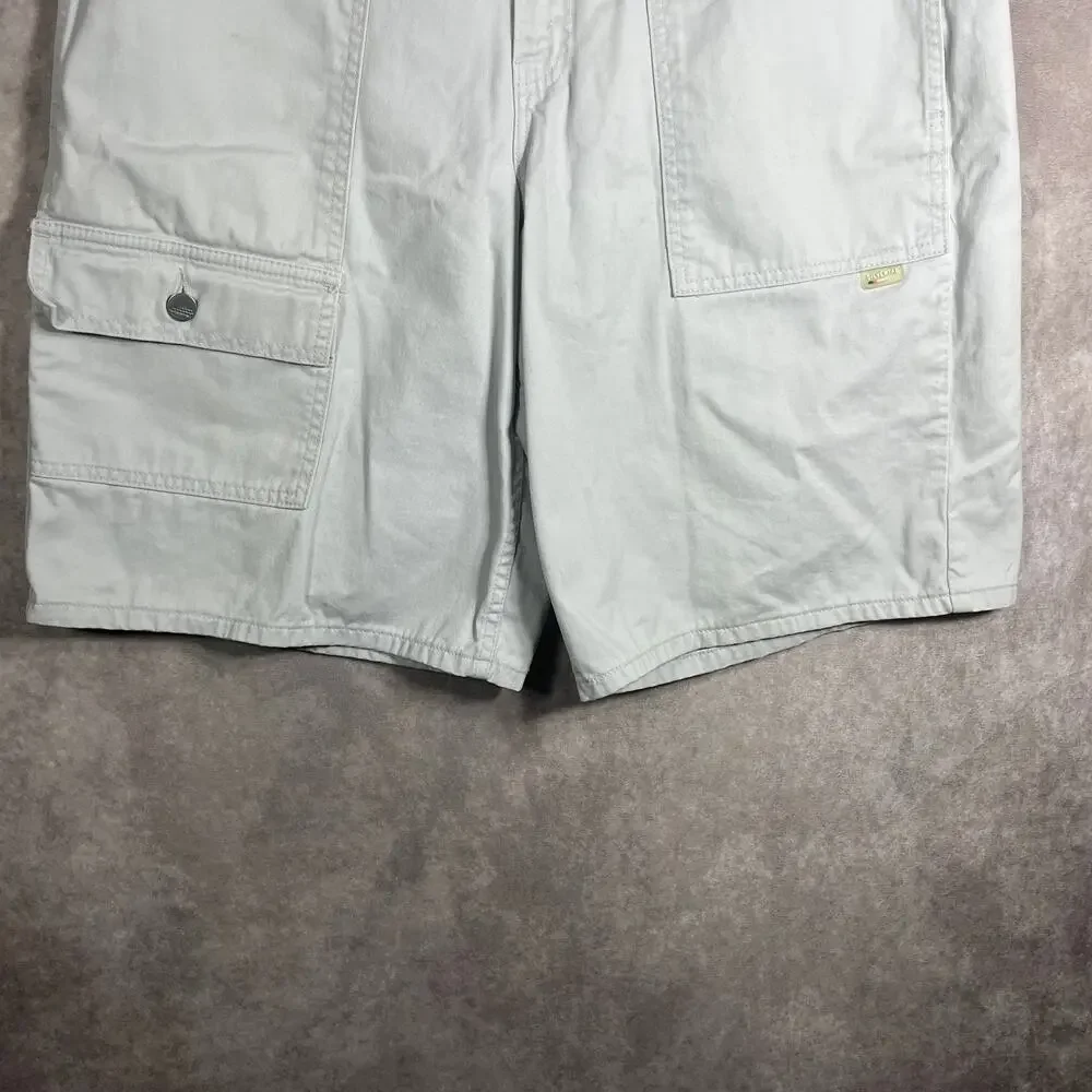 Vintage Levi's Slivertab Shorts‎ Mens 34 Khaki Cargo 90s Y2K Skater Grunge Retro
